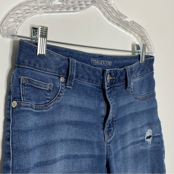 Maurices Distressed Patchwork Jeggings - Picture 2 of 8